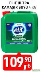 TARIM KREDİ ELİT ULTRA ÇAMAŞIR SUYU 4 KG fiyat ve kampanya bilgisi